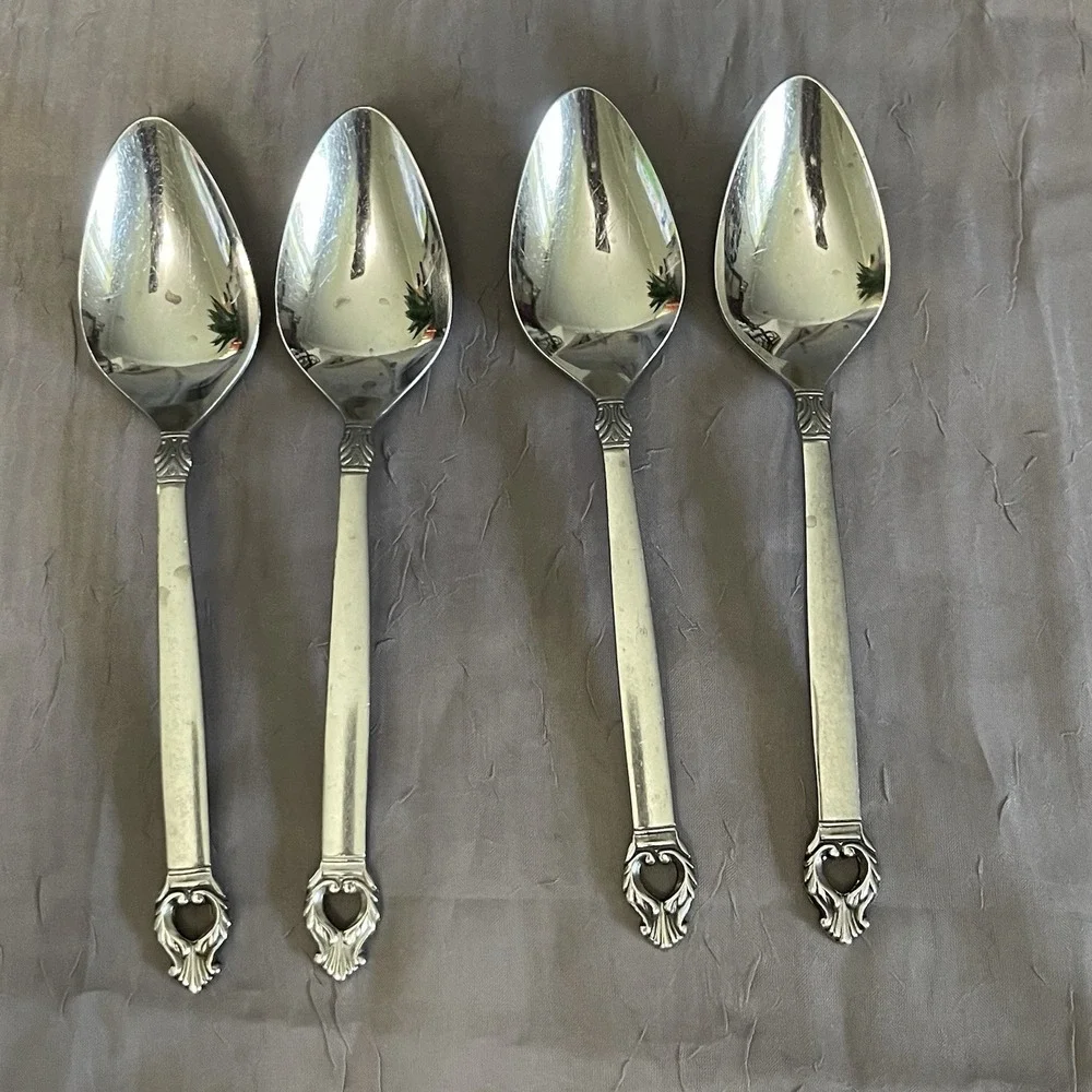 Vintage Erika 1883 F.B. ROGERS JAPAN Stainless ~ Set of 20 Service For 4 Antique